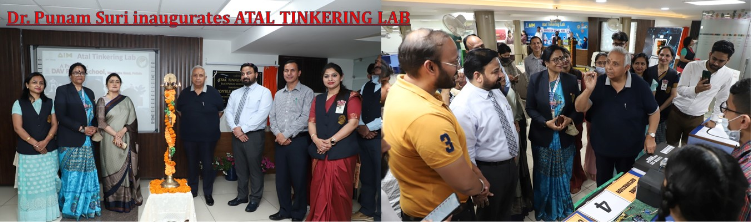 Dr. Punam Suri inaugurates ATAL TINKERING LAB